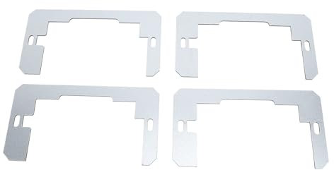 Espaciador de Placa de Pared, 20 Piezas Placa Niveladora de Dispositivo de Ajuste Empotrado de Acero Galvanizado Resistente Al Agua para Fijar la Caja Eléctrica de Salida de