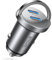 Lamicall 30W Zigarettenanzünder USB C Auto Ladegerät - [2025 Super Mini Ganzmetall] 24V/12V USB Adapter Auto mit 2×30W USB C Schnellladegerät, PD&QC3.0 KFZ Ladegerät Auto für iPhone 16/15/14 Samsung