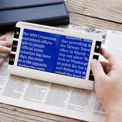 Lente D'ingrandimento Digitale Portatile Zoom 2x-32x, Ausilio Visivo Elettronico, 26 Modalità Colore, Lente D'ingrandimento Digitale Portatile Da 7,0 Pollici For Lettura Di Scritture E Fatture For Ipo