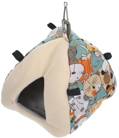 Yardwe Hängendes Hamsterhaus Für Winter Wärmendes Nagernest Aus Atmungsaktivem Material Für Hamster Ratten Und Chinchillas Dekorativ Und Sicher Für Kleintiere