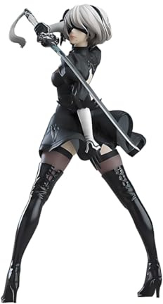 Diohauxi 2B Figurine d'anime 9S Figurine 9Syorha 2Byorha Statue 17 cm Décoration d'intérieur Modèle