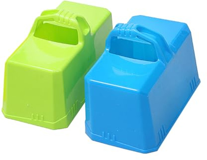 BESTonZON Moule Igloo 2pcs en Plastique pour Créer des Briques de Neige Sable Rapidement, Jouet d'hiver pour Garçon et Filles Adapté aux Activités Extérieures en Hiver Couleur Aléatoire