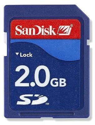 SanDisk 2GB Secure Digital (SD) Speicherkarte