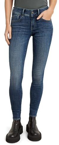 G-Star Femme Jean Lynn Mid Super Skinny, Bleu (faded blue D15266-9136-A889), 25W / 30L