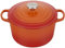 Le Creuset 21195240902430 Bräter Signature rund hoch 24 cm Ofenrot, Gusseisen