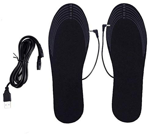 Fly Heated Insoles, USB Insoles, Thermal Soles, Winter Foot Warmers, Heated Insoles to Your Foot, USB Rechargeable Electric Pads Foot Warmers for 35-41Size,36-42Size