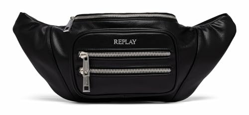 REPLAY Gürteltasche Umhängetasche Waist Bag Black schwarz