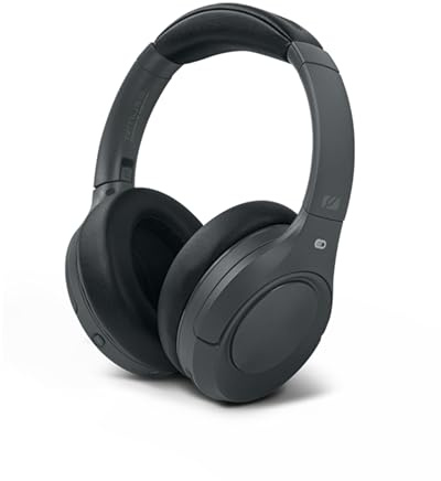 MUSE M-295 ANC. Auricular estéreo Bluetooth con cancelador ANC. Doble microfono Integrado. Cable para Usar sin batería. ANC 35dB. Modo Transparencia. Bolsa Transporte y microfono Desmontable
