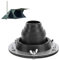 Gugxiom Tent Stove Jack Kit, Stainless Steel High Temp Silicone Pipe Boot Flashing Roof Flue Kit Compatible with Triple Wall Pipe Sections (Black)
