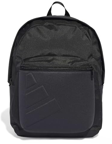 adidas Unisex - Adulto ESSENTIALS EMBOSSED LOGO BACKPACK, carbon, One size