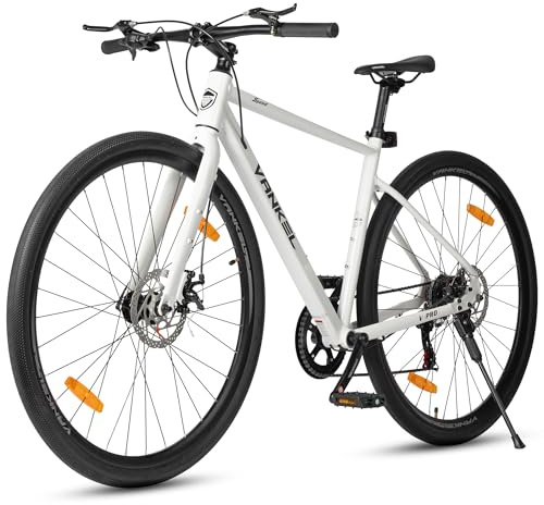 Sinaopus Mountainbike Fahrrad 26, 27.5,29 Zoll Mountainbike, MTB mit Scheibenbremse, 21 Gang Schaltung, Geeignet für Damen und Herren (Weiß, 29 Zoll)