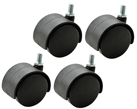 GARIOUANS 4pcs Swivel Caster Wheels Heavy Duty Office Chair Wheels for Home Office Furniture Casters