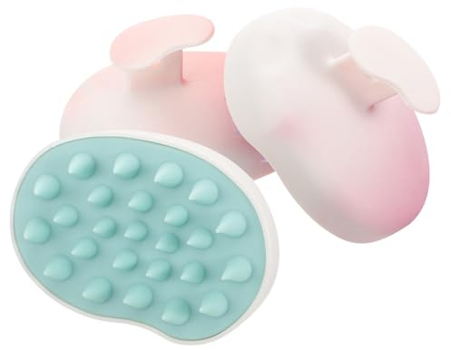 Healvian 3 Pièces Brosse Massage Cuir Chevelu Brosse Shampooing Portable Pour Nettoyage Profond Massage Relaxant Et Exfoliation Douce Du Cuir Chevelu Usage Sec Et Humide Adaptée à Plusieurs