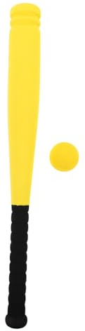Toyvian Bat de Baseball Doux pour Enfants Jouets de Batte de Baseball Jouets de Chauve-Souris Amusants entraîneur -Ball en Plein air Eva Jaune