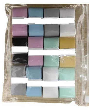 LQZAXSRDR Nastro per Impugnatura da Racchetta, Nastro Grip for Racchetta Tennis Multicolor 12 Pz(Random 12pcs)