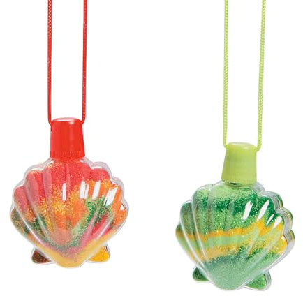 Sea Shell Sand Art Necklace - Makes 12 - DIY Crafts for Kids