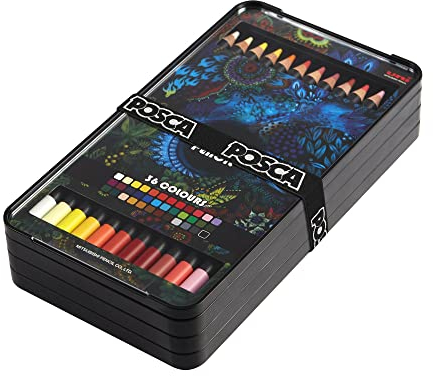 Uniball Buntstifte, sortiert, 36 Stück