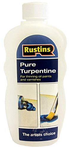 2x Plastic Pure Turpentine - Clear