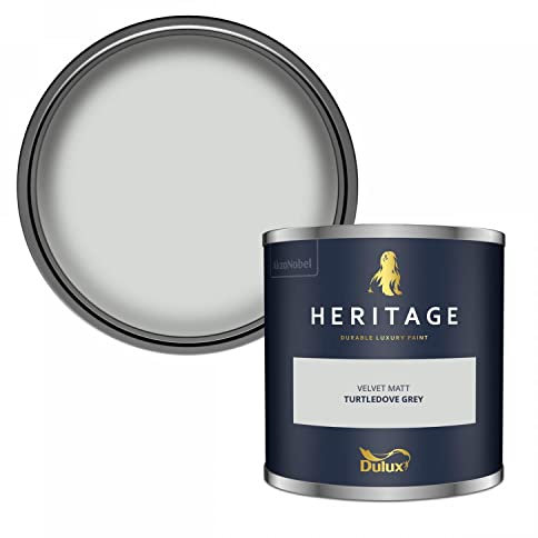 Dulux Trade Heritage Velvet Matt Emulsion Turtledove Grey - 2.5ltr
