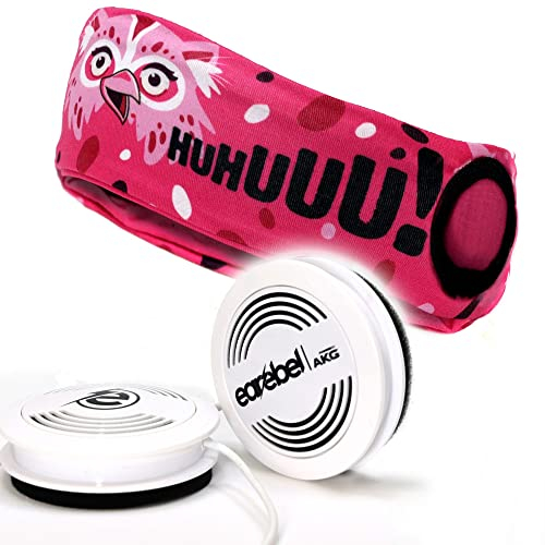 Earebel Kinderkopfhörer Mädchen Weiss - Kein Druck auf oder in den Ohren - Ohne Einstellen universell passend und superbequem, der ideale Kopfhörer für Auto Kindersitze und Lange Reisen