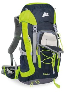 Marsupio Zaino trekking unisex TOBA 30 Lt Blu Giallo