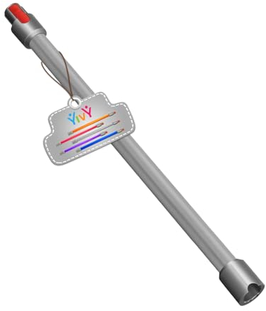 Premium Teleskopstab Kompatibel mit Dyson V15 V11 V10 V8 V7 Stabstaubsauger Teleskoprohr, Ersatzteile Staubsaugerrohr 72cm, Zubehör Staubsaugerrohr, Metall Saugrohr