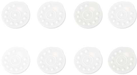 8 Stück Silikon Membran Ersatz für Medela BPA-Frei Milchpumpenteile Ersatzzubehör für Manuelle und Elektrische Milchpumpe (Weiß)
