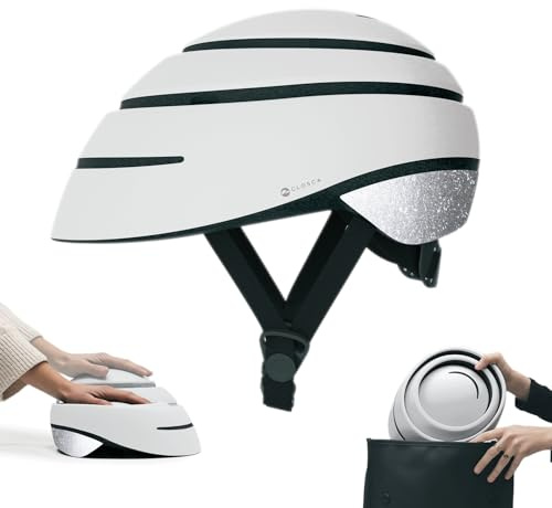 CLOSCA. Casque Pliable de vélo Casque Urbain pour Adulte. Casque pour Trottinette électrique, Rollers, Skate et vélo électrique certifié. Casque pour Homme et Femme.