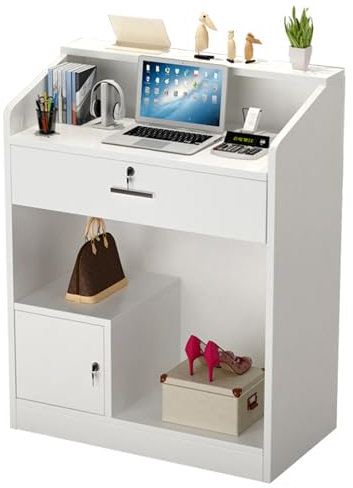 Rezeption, Abschließbarer, Moderner Kleiner Salonempfang Für Die Kassen Im Einzelhandel In Firmenhallen, Hotelrezeptionen, Schönheitssalons, Supermärkte, Bekleidungsgeschäfte