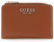 GUESS Laurel SLG Zip Around Wallet Cognac