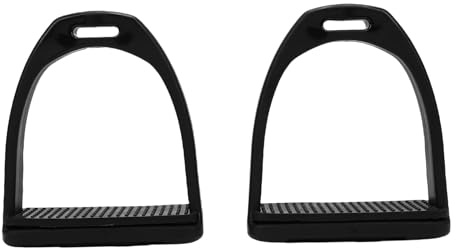 Arythia 2-Pack Ridstigbyglar, Slitstarka Stigbyglar Plast för Westernsadel, Halkfria Säkerhetsstigbyglar, Robust Ridutrustning för Hästsport och Ridning