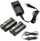 DSTE 2pcs NP-F550 NP-F330 NP-F570 Rechange Batterie et DC01E Voyage Chargeur Compatible pour Sony RV100 CCD-TR67 CCD-SC5 CCD-SC5/E CCD SC55E CCD-TR818/CCD-TR87 CCD-SC55 CCD-TR67 CCD-TR67 CCD-TR67