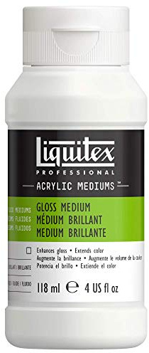 Liquitex Acrylmedium, Glanz Medium & Firnis 118ml, Professional Gel Flasche