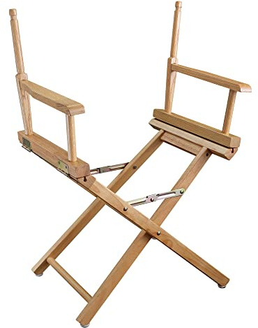 Casual Home 18-Inch Director Chair, Natural Frame