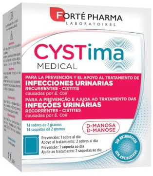 CYSTima Medical Con D-Manosa 14 sobres, Apoyo Sistema urinario en Cistitis