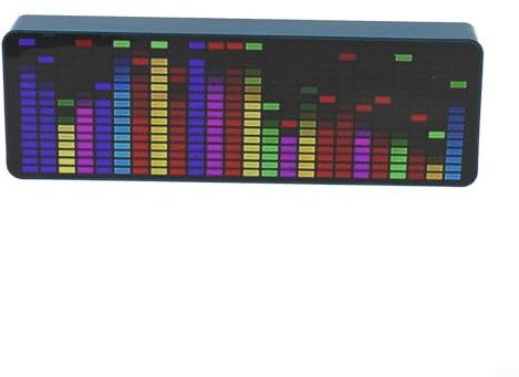 Indicatore di spettro musicale a LED, Analizzatore indicatore VU Meter, Orologio spettro musicale, Audio Connect Luci ritmiche, Scheda indicatore dello spettro