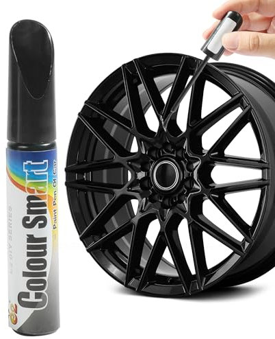 Flaconi Car Paint Touch up,Touch-up Paints for Vehicles,Car Scratch Repair Pen,Wheel Paint,Automotive Wheel Scratch Remover,Suitable for Most Cars,Trucks,Sedans,SUVs,Commercial Vehicles (Black)