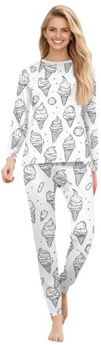 Kinder Zum Ausmalen Pyjamas DIY Handbemaltes Familie Set Zweiteiliger Pyjama für Herren Damen Kinder Baby Homewear Set Pjs mit Oberteil & Hosen DIY Nachtwäsche Outfits Langarm Sleepwear Schlafanzug