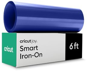 Cricut Joy Smart HTV Heat Transfer Vinyl | Royal Blue | 1.8 m | HTV Heat Transfer Roll | Iron-On Vinyl for Fabric & T-Shirts | Compatible with All Cutting Machines