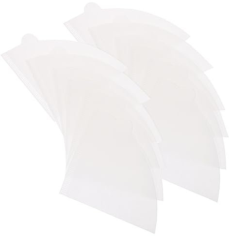 Operitacx 100Piezas Filtros de Café Desechables de Papel Espresso de Café de Usar y Almacenar Compatibles con Tazas de Personas