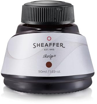 SHEAFFER 94261 Original Universal Fountain Pen with Ink Bottle - Brown