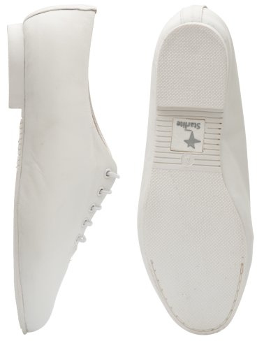 Starlite White Full Rubber Sole Jazz Shoe