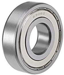 sourcing map ABEC-3 Lager, 6306ZZ (1 Pack) Kugellager