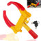 EKSZDGU Wheel Clamp Lock Heavy Duty Car Wheel Lock Clamps, Antitheft Locking Devices with 2 Keys, High Visibility Steering Wheel Locking for Car, Caravan, Trailer, Motorhome, Van