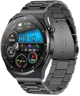jaxel pro hybrid smartwatch for Men & Women - Answer/Make Calls, 1.36 HD, Heart Rate & Sleep Monitor, IP68 Waterproof, Activity Tracker with Sports Modes & Step Counter, for IOS & Android