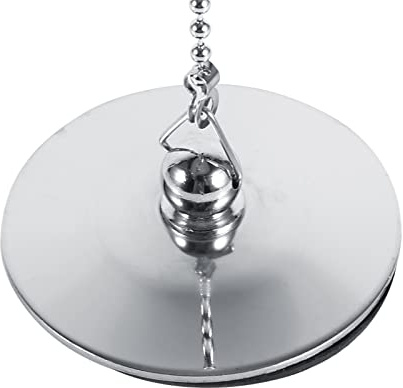 Fockety Cadena de Tope de Tope de de de de de de de Bañera de Baño de Cocina Elegante de Cocina Cromada, Uso Universal, Adecuado para Varias Escenas