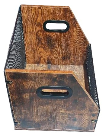 Escritorio de almacenamiento de discos de vinilo, de madera, retro, gran capacidad, para escritorio, caja de presentación, para salón, dormitorio, apartamento, garaje, armario, adolescentes, adultos