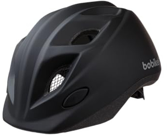 Bobike 8741700008 Casco de Bebé XXS 44–48 Cm Para Bebé de 9 Meses a 2 Años, Casco Infantil Unisex, Casco de Bebé con 10 Ventilaciones, Casco de Bicicleta para Bebé Ligero, Ajustable, Negro Urbano Mate