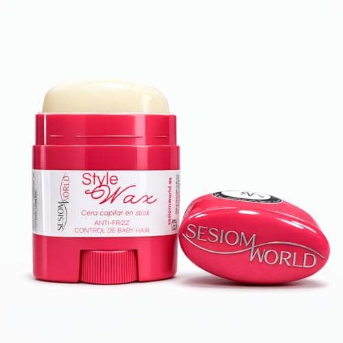 Cera Capilar en Stick Anti-Frizz – Control Baby Hair y Encrespamiento | Style Wax Fijación Natural | Acabado Sin Residuos | Aplicación Precisa | Clean Look | sesioMWorld 25 g
