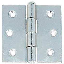 Mobila RS00254 - Cerniere pesanti con spina a levare, ferro zincato, 50 x 50 mm, 2 pezzi